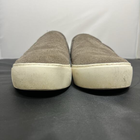 UGG Jass Slip On Suede Sneakers Shoes Woman's Size 7.5 Gray 1106545 Bnfts Chrty - Picture 3 of 13